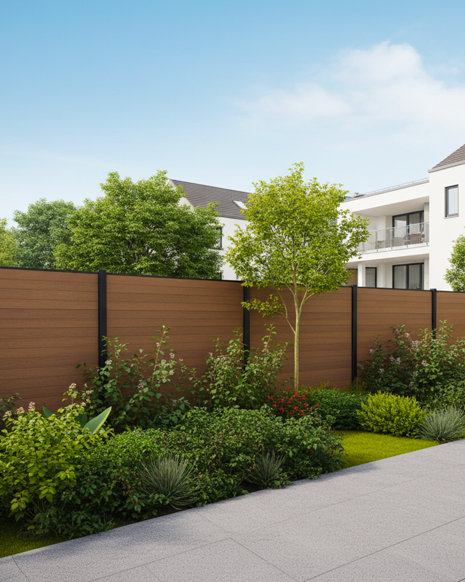 palissade composite teinte sable neowood