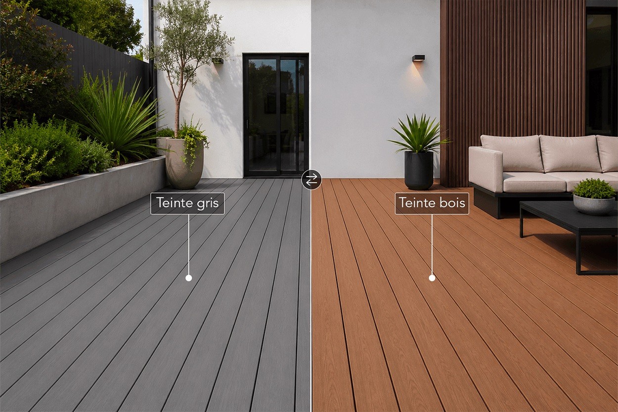 Teintes terrasse access