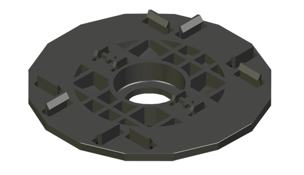 tete de plot lambourde aluminium