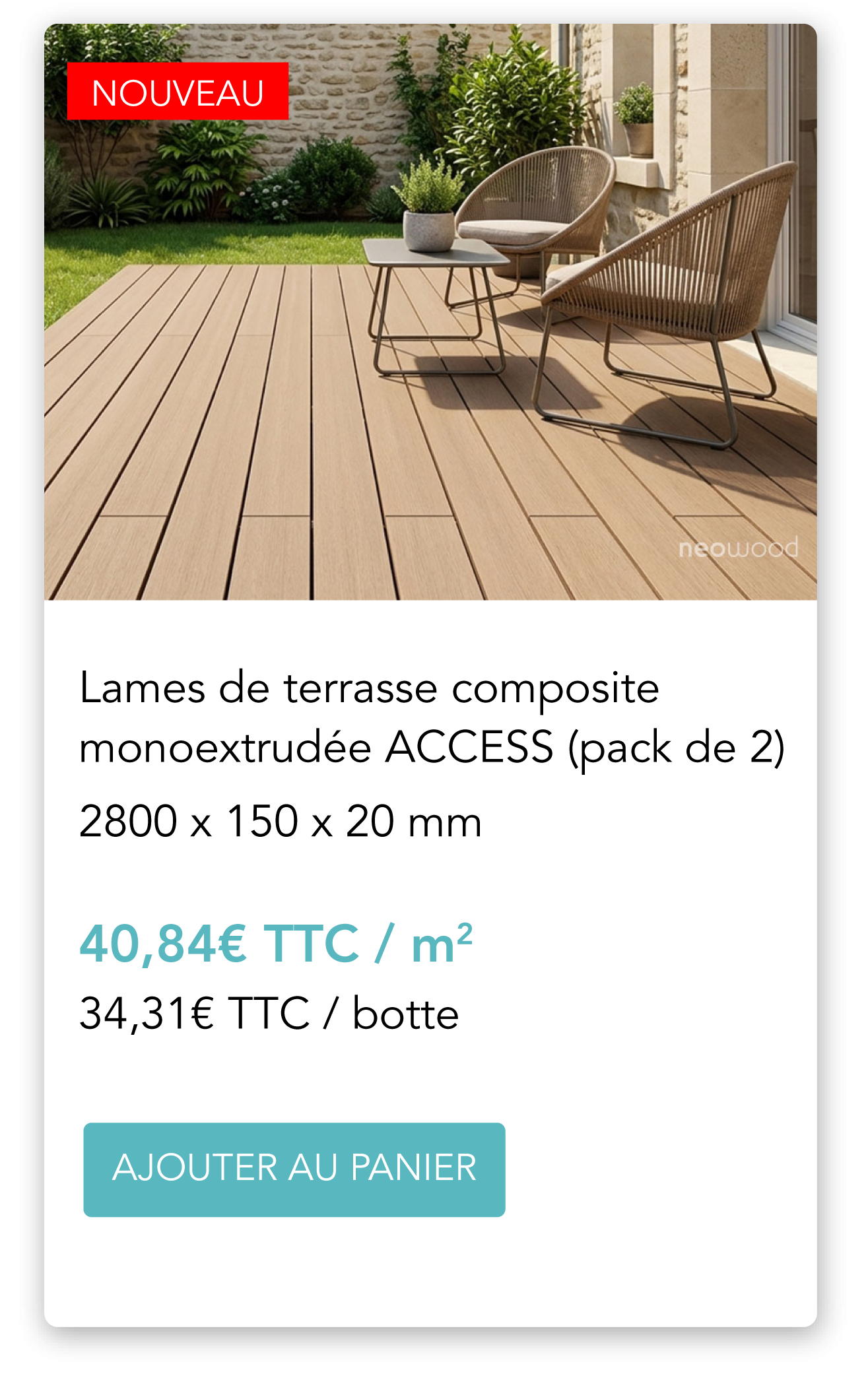 lames de terrasse access